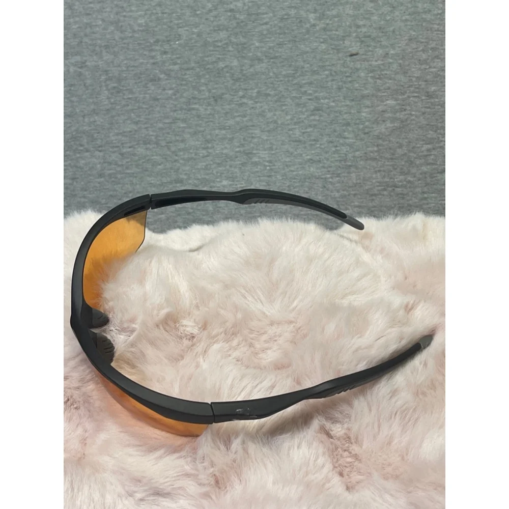 Unisex Unbranded Sunglasses One Size - Black and Orange